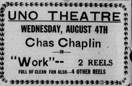 Uno Theatre - Old Ad